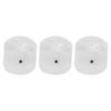 3Pcs Electric Guitar Knob String Potentiometer Controller Instrument Accessory Set Kit White