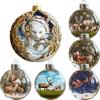 Christmas Ball Ornaments Clear Seasonal Decorations Christmas Tree Decoration for Dinner School Restaurant Shopping Mall Wedding