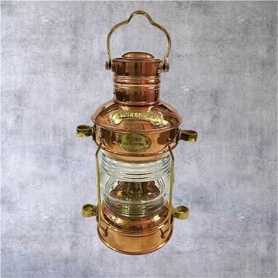 Nautical měděný lucerna s mosaznou povrchovou úpravou námořní lodní olejová lampa pro pobřežní domácí dekor