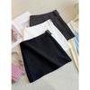 Women's High Waist A-Line Skirt Loose Fit Casual Wrap Short Skirt with Belt
