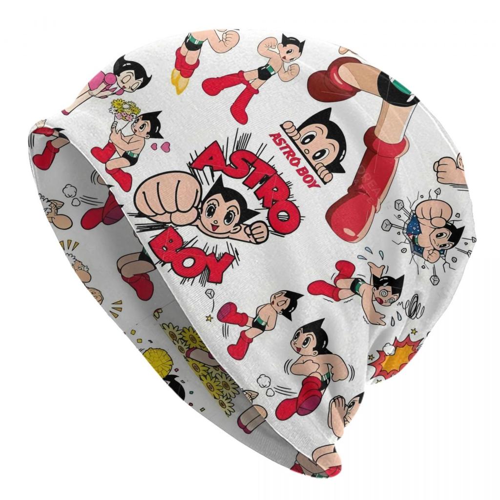 Custom Astro Boy Japan Unisexga Beanies Caps Unisex Women Unisex Hip Hop Winter Warm Knit Hat Adult Anime Cartoon Bonnet Hats