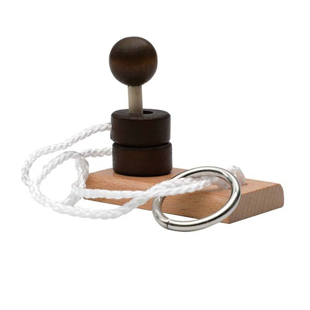 Brain Teaser Threading Rope Loop Puzzle 3D  Thinking Games   Gifts