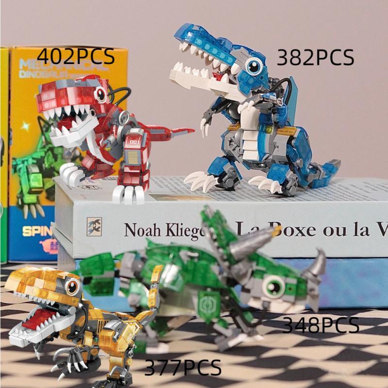 Jurassic Series Night Light Dinosaur Building Blocks Toy