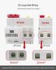 Delixi 220V Miniature Air Switch Circuit Breaker 2P with Leakage Protection, 1P+N, 3P, 4P.