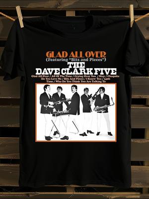Das Dave Clark Five Glad All Over Vintage Grafik-T-Shirt