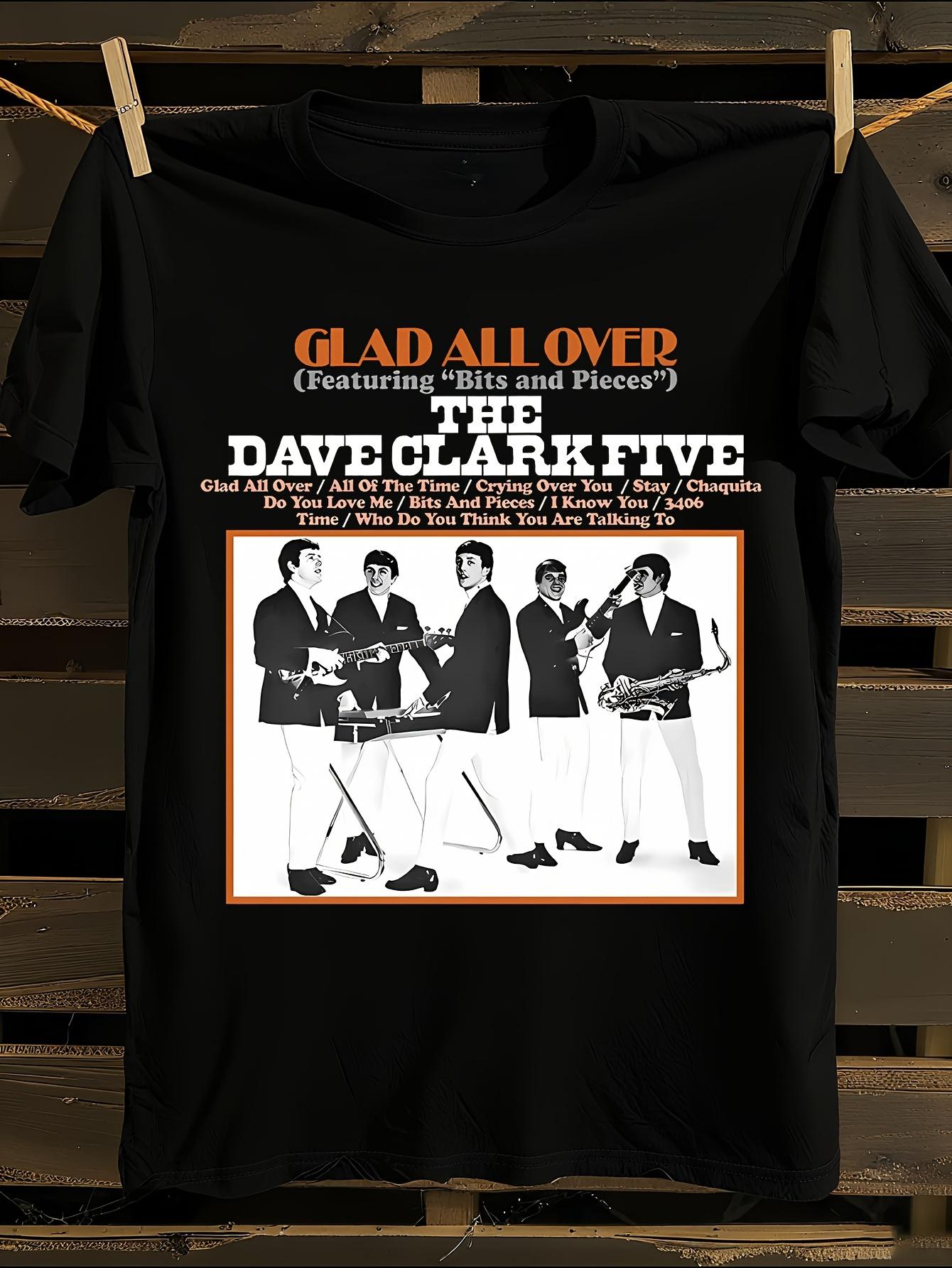 Винтажная графическая футболка The Dave Clark Five Glad All Over XXXL