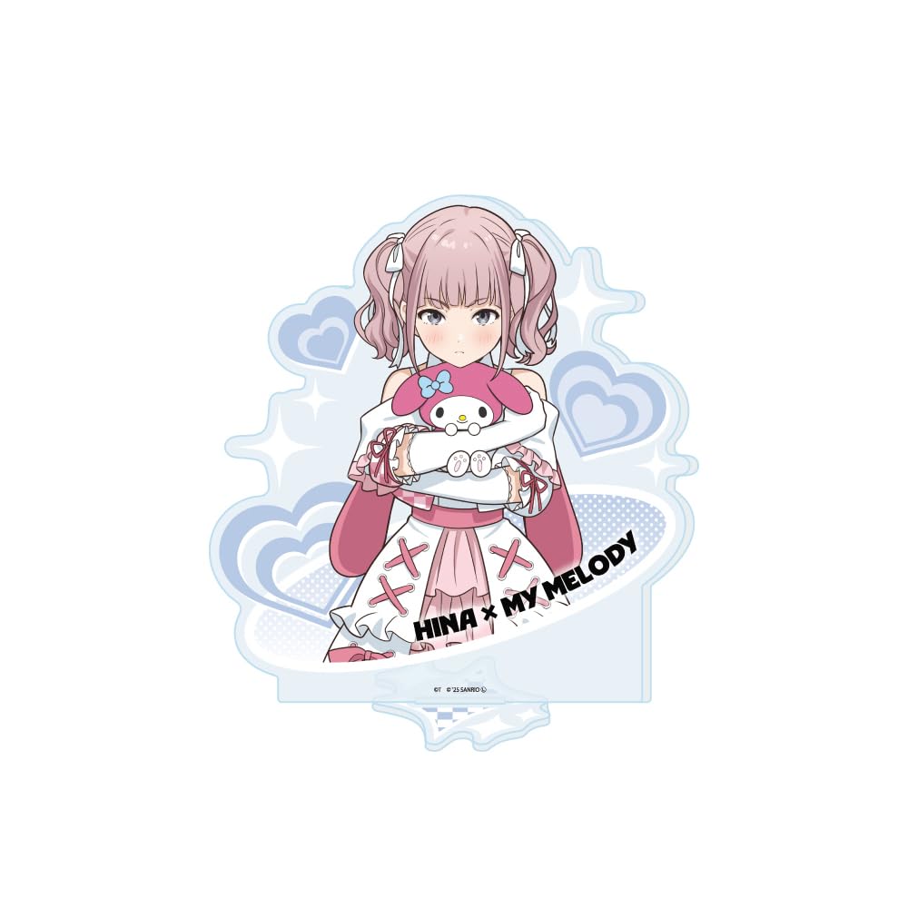 Девочки-группа Cry x Персонажи Sanrio 06 Хина x Моя Мелоди [Иллюстрация-коллаборация] Акриловый стенд
