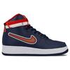 Nike Air Force 1 High Sport Nba Midnight Navy University Red Sneakers AV3938-400