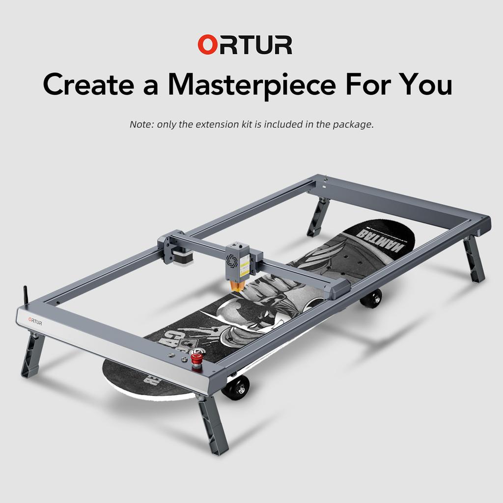 ORTUR Engraving Area Yaxis Extension Kit for Laser Master 3 Engraving Machine Expand To 850x400mm
