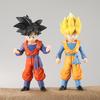 Dragon Ball Anime Childhood Yellow Hair Goku Super Saiyan Cartoon Figure PVC Collection Desktop Decoration Doll Model Statue Toy
