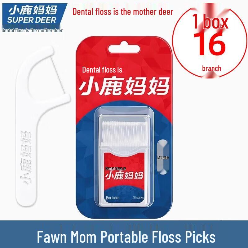 FAWNMUM Portable Dental Floss Picks