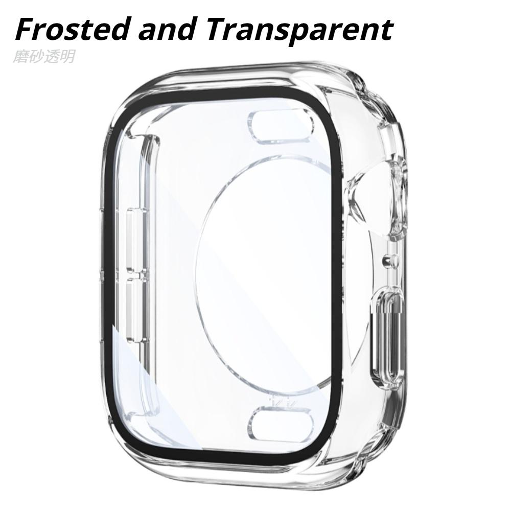 Screen Protector Cover For Apple Watch 46mm 42mm 45mm 40mm 41mm 44mm Ultra 49mm Hard Front Rear Bumper Case iWatch Series 11 10 9 8 7 SE 6 Accessories