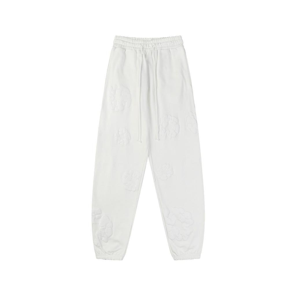 ZYLLO American Style Printed Pants for Men Women 100%cotton Fashionable Sweatpants High Street Style Trousers