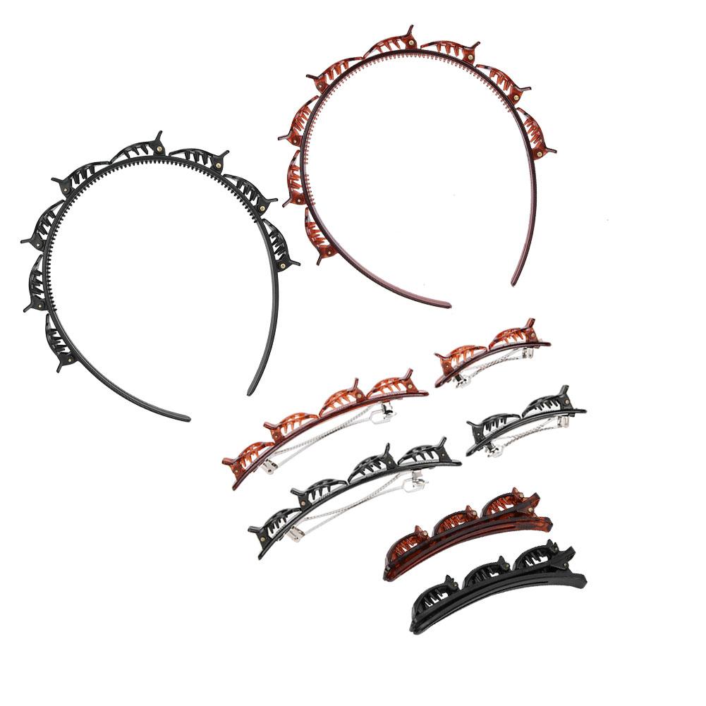 Buy Fashion Men Women Girls Sports Headband Hair Band Unisex Black Double Layers at affordable