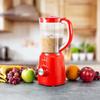1.5l Blender With 2 Stainless Steel Blades B5turbo Red Kitchencook
