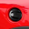 Fuel Cap Carbon Fiber Cover for Mini Cooper R55 2007-2014, for R56 2006-2013, Frame Protector Cover Decor Accessories Black Hard(Convex