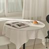 Solid Color Cotton and Linen Tablecloth Nordic Table Cloth Japanese Rectangular Fabric Tablecloth Household Coffee Table Cover