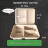 OEING Wheat Straw Disposable Takeout Containers