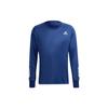 Herren Trainingssport Schnelltrocknend Langarm Blaues T-Shirt H34501