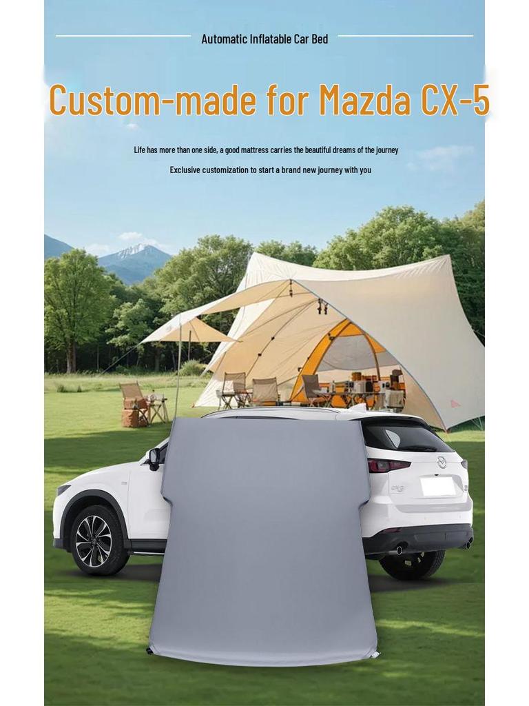 Mazda CX5 Kofferraummatratze: Aufblasbare Schlafmatte für den Rücksitz für Auto-Camping