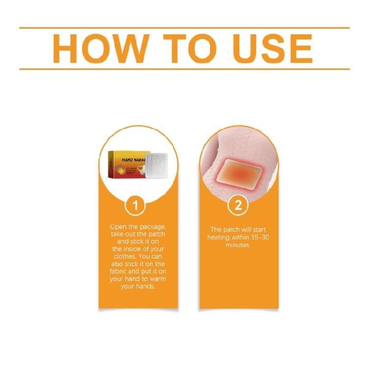 10pcs Air Activated Hand Warmers Providing Continuous Warmth For Various Occasion Including Work School And Leisure