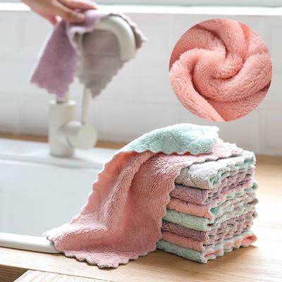 1ks Domácí utěrka Kuchyňka z mikrovlákna Super absorpční Praktický úklid Měkký pro domácnost
