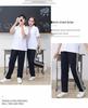 Summer Short Sleeve School Uniform T-shirt Set for Middle and High School Students - Boys and Girls Sportswear