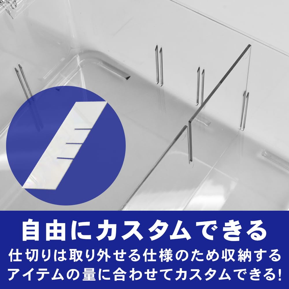 Trading Card Storage Case for Clear with Lid and Compatible with PSA Loaders Large-capacity Collections, Color, Dustproof, Dividers,