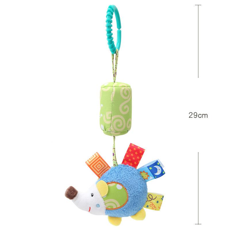 

New Baby Rattles Bell Toy Soft Stuffed Animal Rattle Hand Grip Toys Pendant Stroller Crib Bed Teether Hanging Toy 0-24 Months