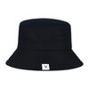 VARZAR Monogram Label Color Bucket Hat Black