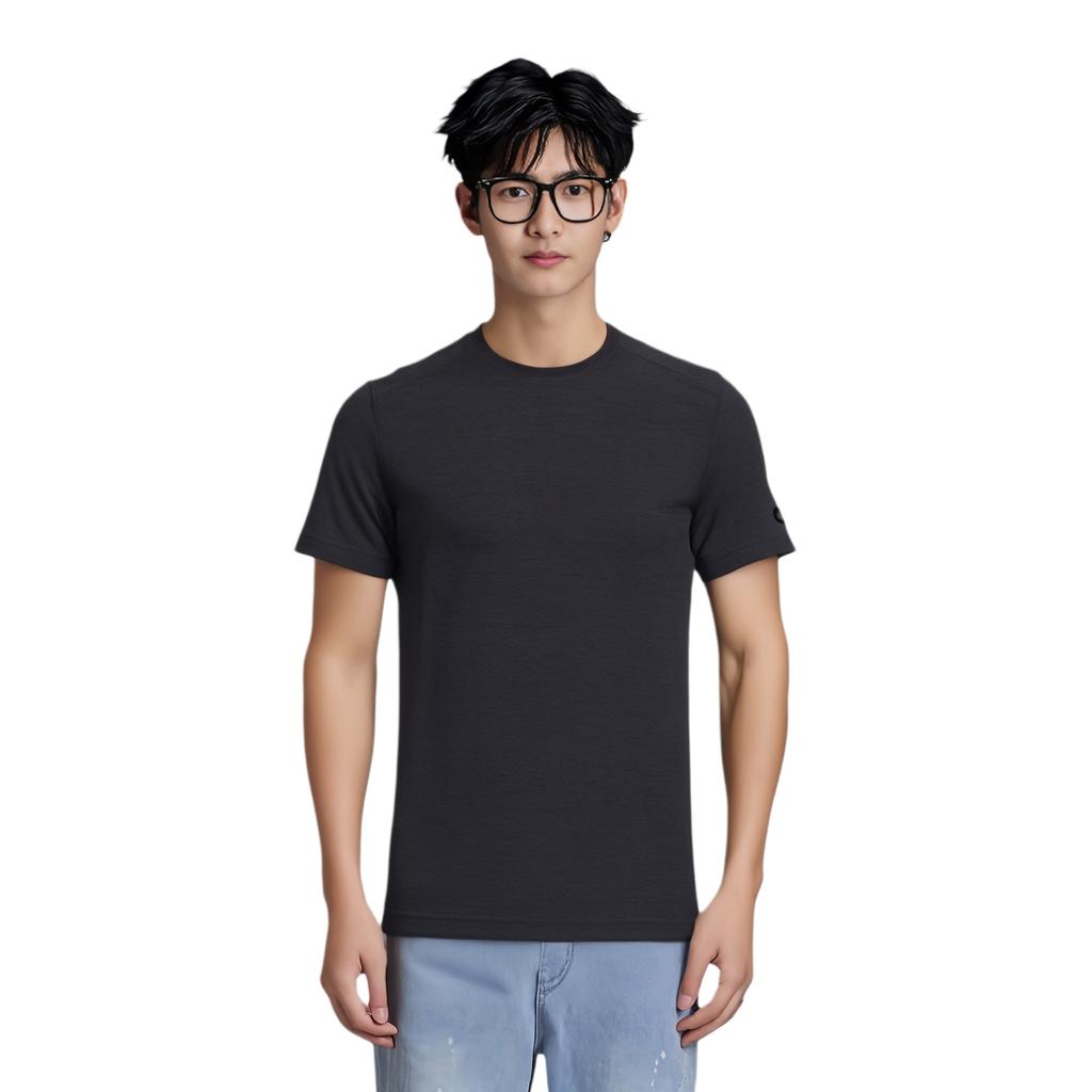 adidas Climachill Series Solid Color Crew Neck Short Sleeve T-Shirt Men Tops Black S94514
