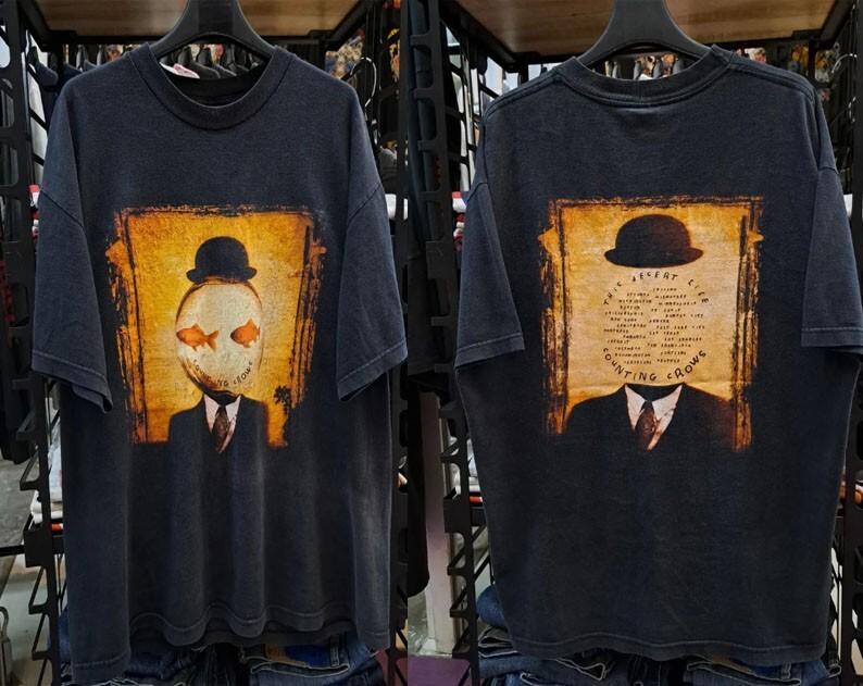 Counting Crows Tour Black Short Sleeve Cotton T-shirt Unisex S5XL VM9037 M