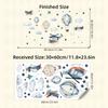 Cartoon Airplanes Hot Air Balloon Clouds Wall Stickers for Children's Room Kids Room Baby Boy Room Wall Decals Nursery Stickers
