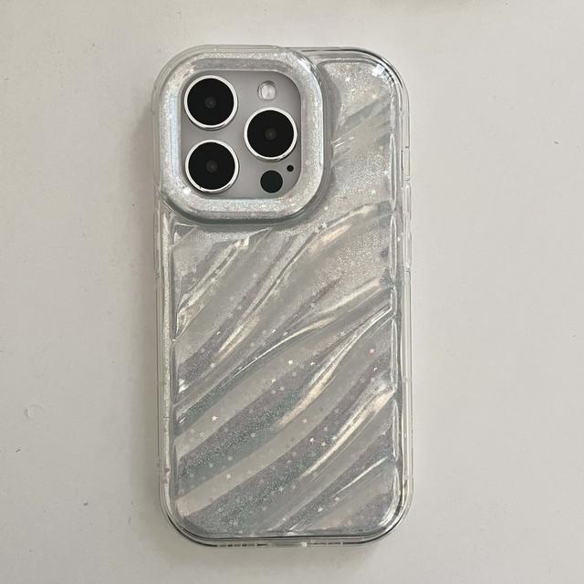 

Мультяшный лазерный волнистый нескользящий блестящий противоударный чехол для Iphone 11 12 Promax 14 Pro Max 13promax Высококлассный чехол для телефона Conque For iphone 13pro