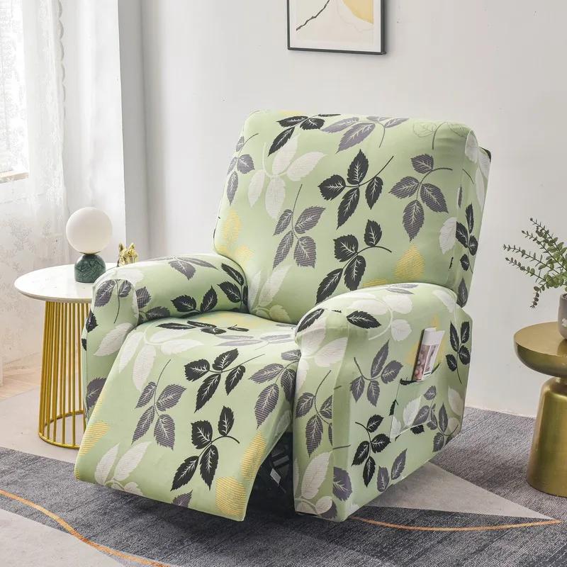 Elastic Single Sofa Cover Stretch Chair Cover for Recliner Chair Slipcover for Living Room Recliner Protector with Protector