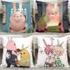 Cartoon Peripheral Pillow Double-sided Anthropomorphic Fan Pillow Cute Bedside Pillow Cushion