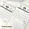 Cartoon Dog 2026 Desk Calendar Memo Notes Monthly Calendar Learning Plan Calendar  Work Scheduling