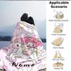 Custom 1pc Kawaii Friends Forever Blanket, Soft And Comfortable Blanket, Casual Warm, Camping Travel Blanket, Birthday Gift Q913124