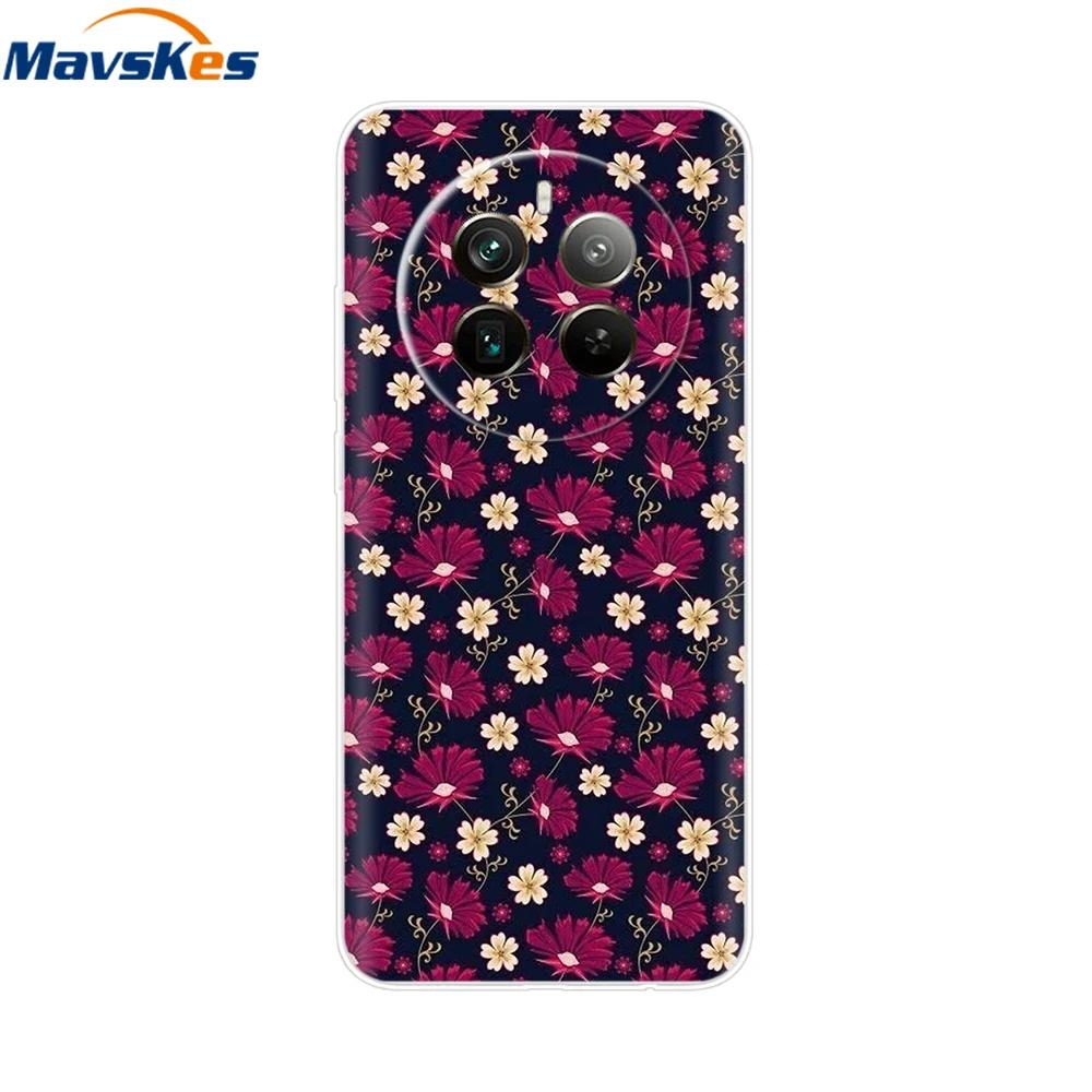 

Чохол для Realme 12 Pro Plus 6.7 Красива квітка М яка силіконова кришка для Realme 12 Pro Realme12 Plus+ Бампер Чохли для телефонів Фундас Realme 12 Pro 5G