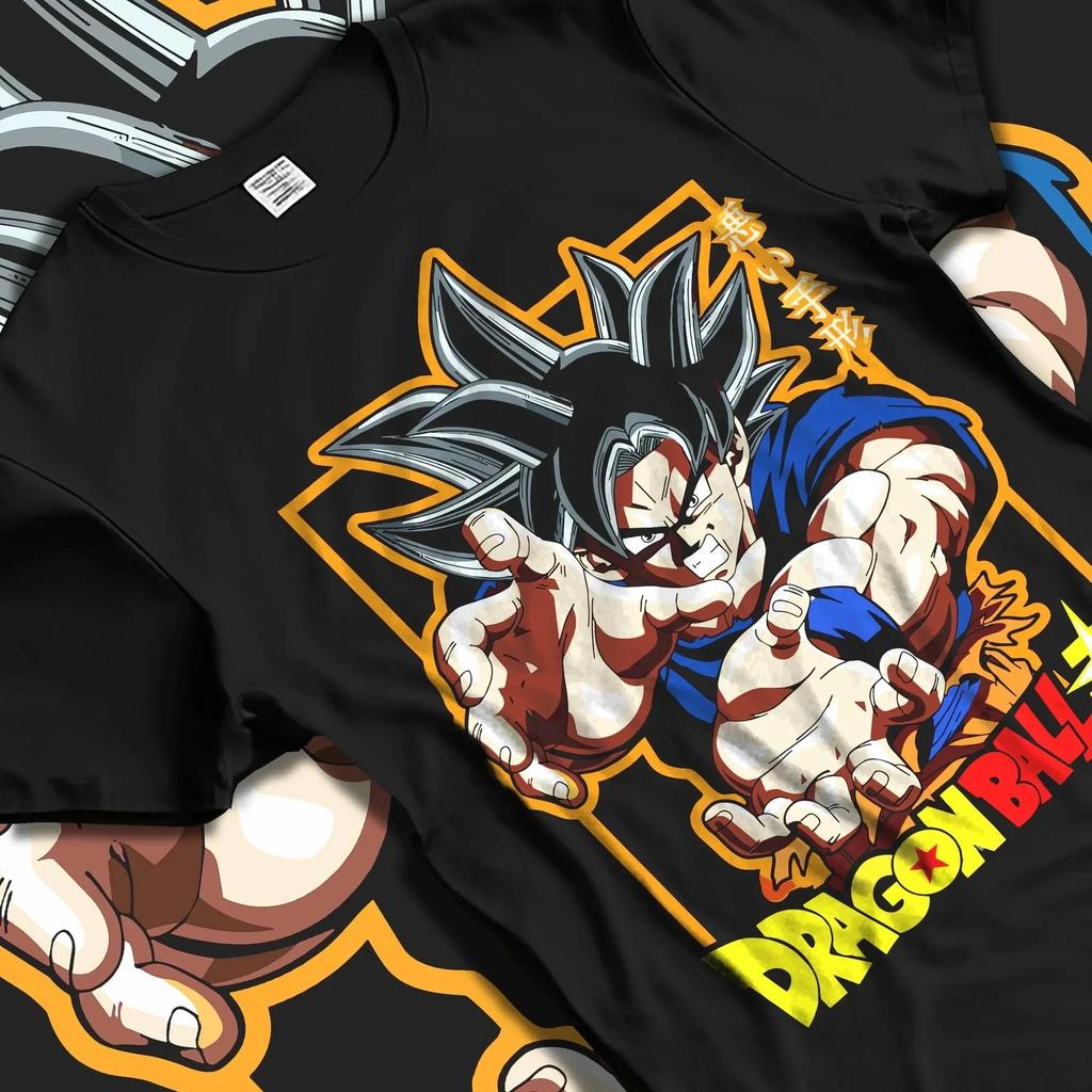 Anime Dragon Ball Kakarotto Son Goku Manga Graphic Print T-shirt Men Women Streetwear Y2k Harajuku Loose Casual Oversized cotton Top Summer New Tee