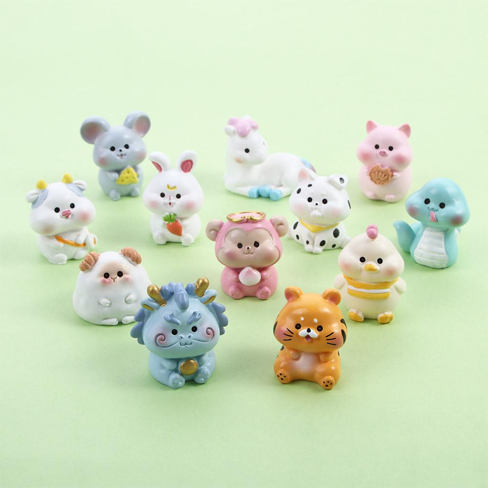 Rabbit Cute Animal Landscape Tiger Home Decor Gardening Ornaments Figurine Birthday Gift Crafts