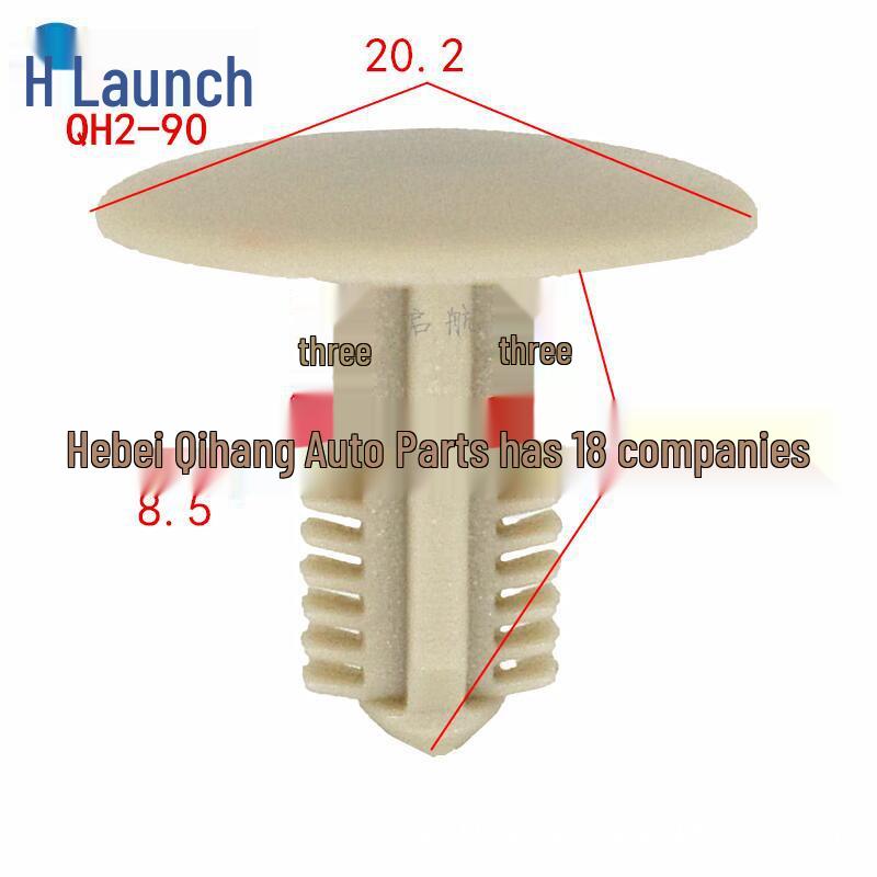 Toyota-Compatible Nylon Rivet Car Clip for Floor Sound Insulation