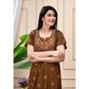 Cotton Beautiful Printed Sleepwear Gown Indian Women Casual Wear Nighty Dress
