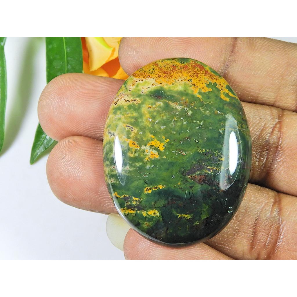 Affrican Red Natural Bloodstone Handmade Vintage Oval Gemstone 33X42X07 MM SK-911