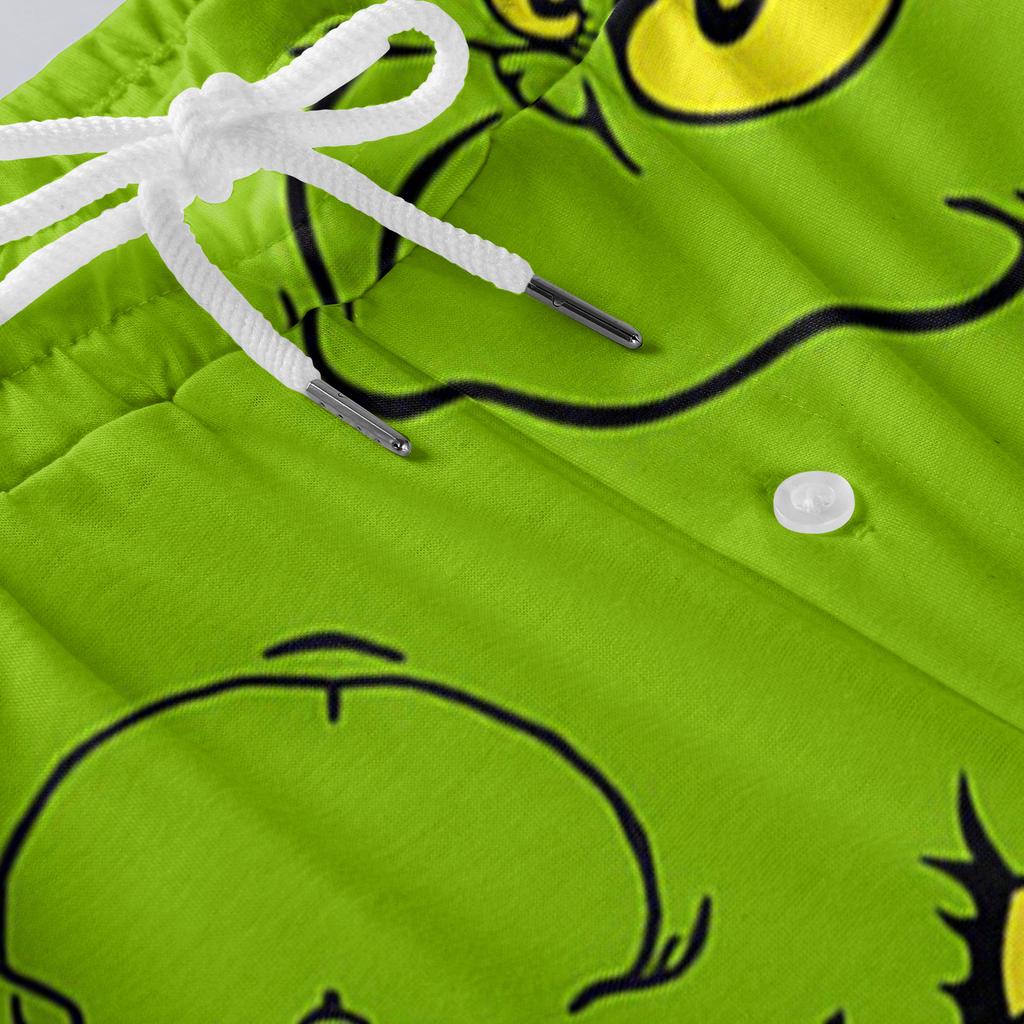 Men's Drawstring Pocket Cuffed Casual Pants Home Sleep Pants