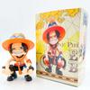 Hot sold One Piece Anime Figure Sitting Laughing Luffy Action Figures Kawaii Sanji Zoro Figurine Collection Toys Doll Gift Model