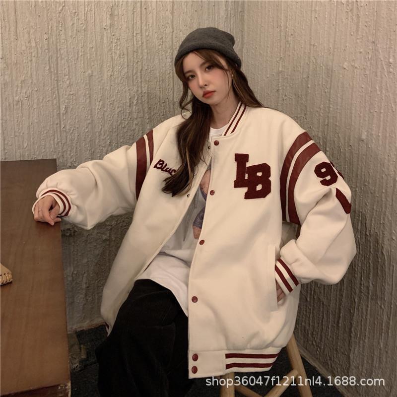 Baseball Jerseys Women's Cardigans Hoodies Jackets Tops