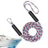 Boat Ropes for Docking Heavy Duty 3.94-5.58 Feet Cords with Stainless Steel Clip Tubing Tow Rope for Lake River Beach Sea Snow