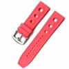 New Luxury Blue Red Black Yellow Silicone Rubber Watchband 22mm Smooth Hole Strap Fit For Breit-ling Avenger Superocean Watch