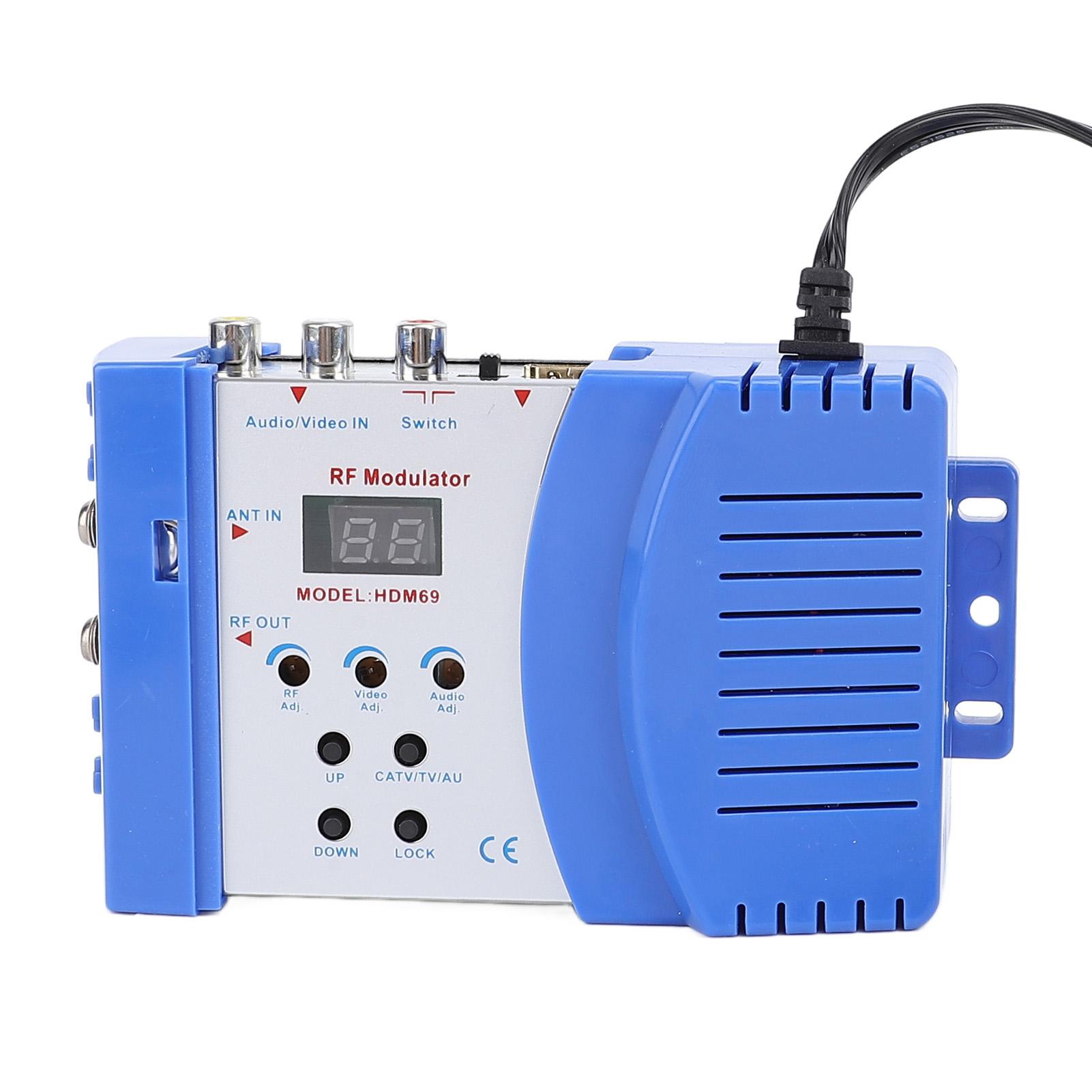 

Интерфейс мультимедиа HD, модулятор AV в RF, выход PAL NTSC, Plug and Play, конвертер AV в RF для US Plug